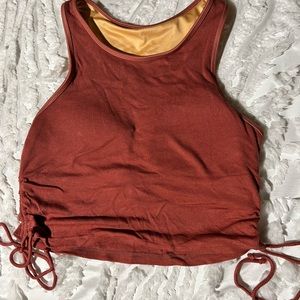 Niyama Sol side tie crop bra